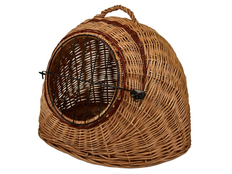 Přepravka proutěná pro domácí zvířata 40x50x42 cm