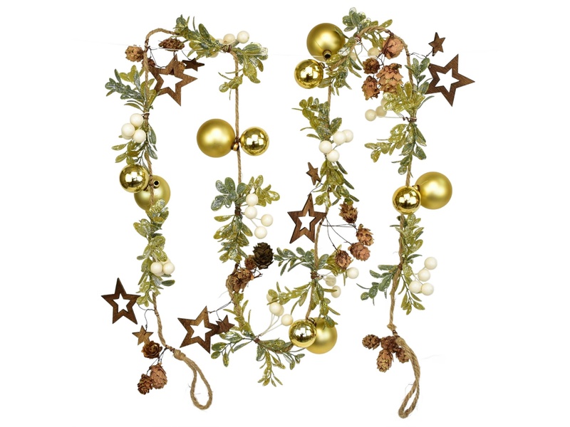 Girlanda zlatá 150 cm