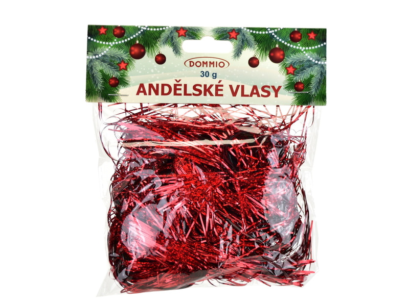 Andělské vlasy červené 30g