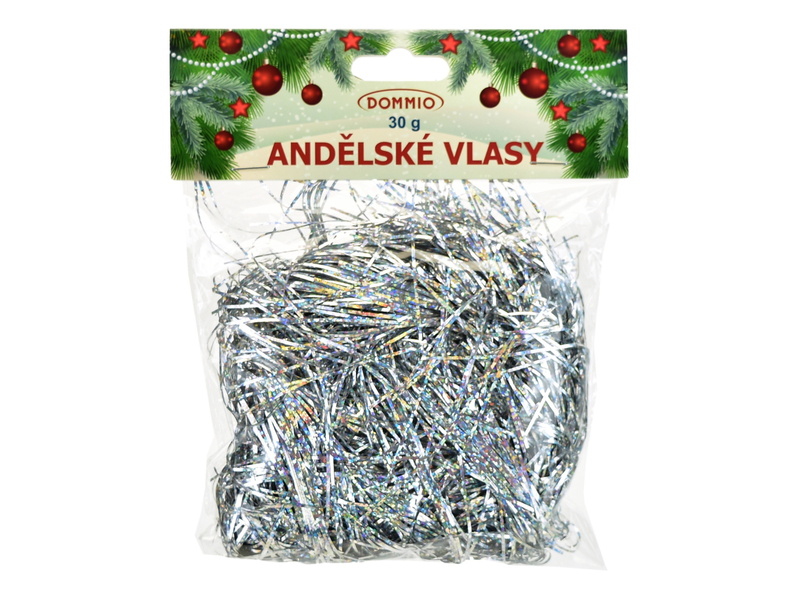 Andělské vlasy stříbrné 30g