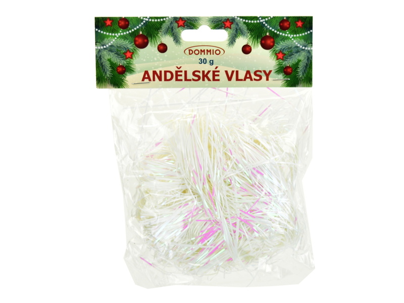 Andělské vlasy bílé 30g