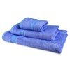 Sada bambusových ručníků a osušky, modré