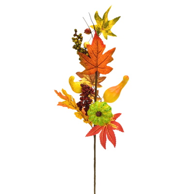 Větvička podzimní zdobená 50 cm