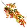 Větev podzimní závěsná s jeřabinami 52 cm