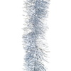 Vánoční řetěz stříbrný, dlouhý 4,5 m
