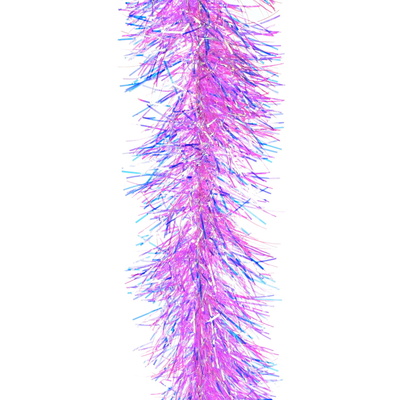 Vánoční řetěz s laserovým efektem růžový 2 m