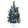 Stromeček zdobený modrý 25 cm