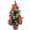 Stromek zdobený dárečky červeno-bílý 50 cm