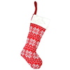Vánoční bota pletená 45x11 cm