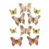 Motýlci se skřipcem 10 ks, růžové