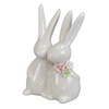 Pár porcelánových zajíčků 12 cm
